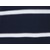Navy Blue with White Stripe